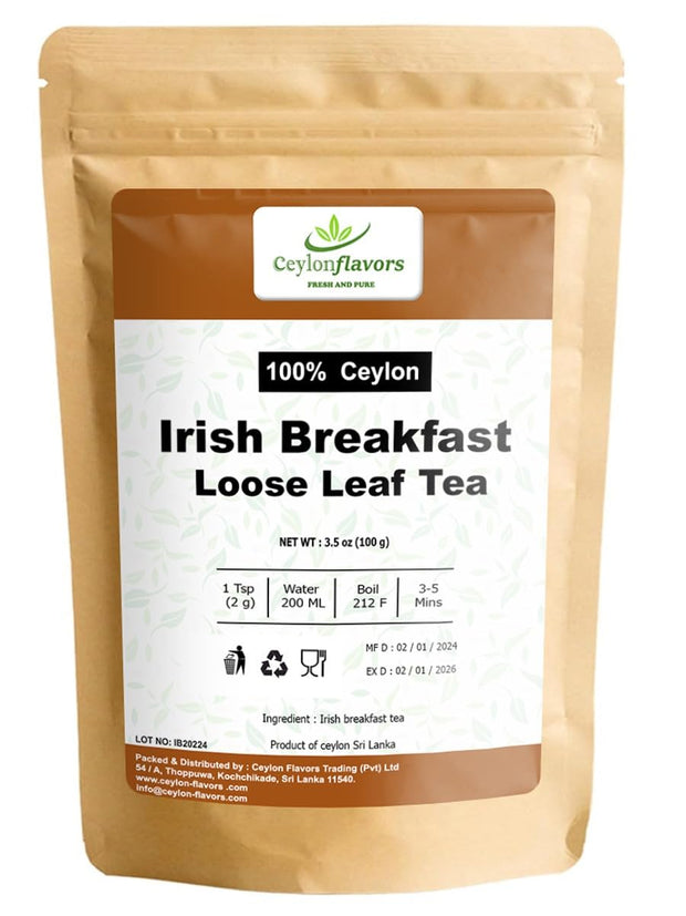 Irish Breakfast Loose Leaf Tea 3.5oz / 100 g